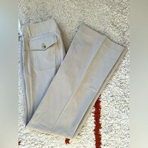 SOLD THEORY Sugar Dalton pant brand new size 6 w pocket pin stripe wide leg